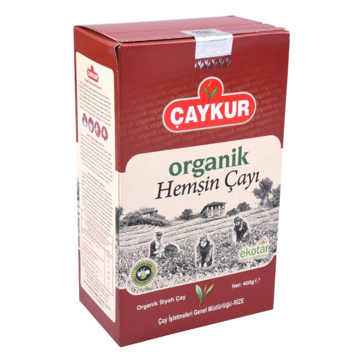 Çaykur Organic Hem?in Tea Cardboard Box 400 Gr - 1