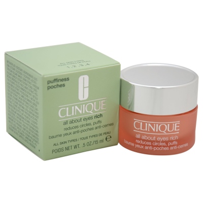 Clinique - Clinique All About Eyes Rich Yoğun Göz Çevresi Bakım Kremi 15Ml