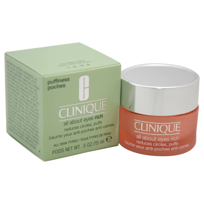 Clinique All About Eyes Rich Yoğun Göz Çevresi Bakım Kremi 15Ml