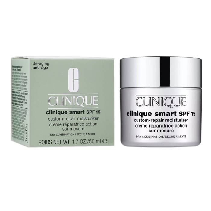 Clinique Smart SPF 15 Akıllı Onarım Gündüz Nemlendiricisi 50 ml Kuru ve Kuru Karma Ciltler İçin