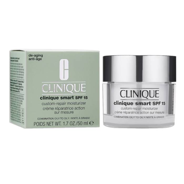 Clinique Smart SPF 15 Akıllı Onarım Gündüz Nemlendiricisi 50 ml Karma ve Yağlı Ciltler İçin