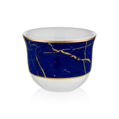 Koleksiyon - Collection Gawa Brown St 6 Marble Cobalt Matte Gold Pr