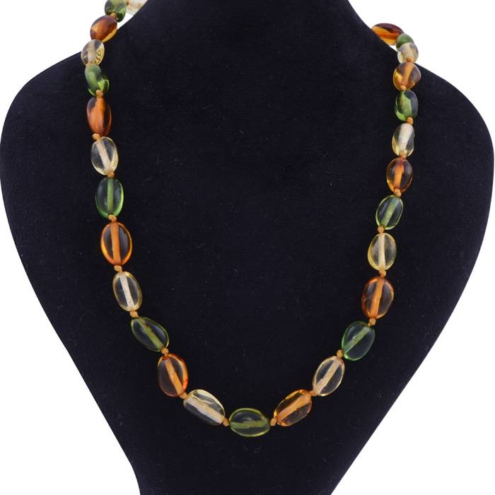 Drop Amber Coloured Baby Necklace 4.8 gr