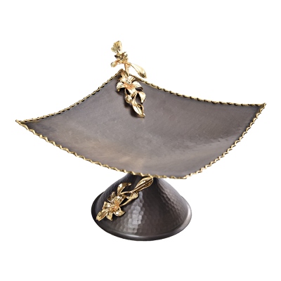 Decorium 20 Cm Standing Square Bowl Nature - Thumbnail