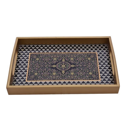 Decorium - Decorium 21X33 Rectangular Tray Asaf Ars 4672 Ak