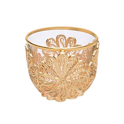 Decorium - Decorium 6 Prc Tlkr Elegance Cirra Tumbler Gold Ars 3150