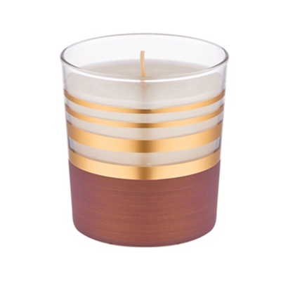 Decorium - Decorium Ars 1038 Av Candle Holder Stripe-Sand