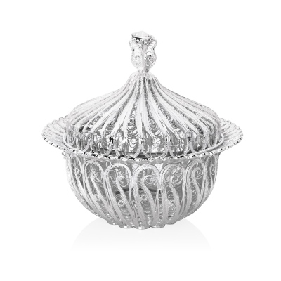 Decorium - Decorium Ars 3141 Abc Tlkr Elegance Sugar Bowl Silver