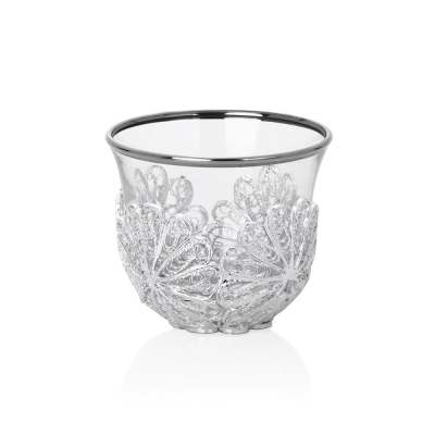 Decorium - Decorium Ars 3150 6 Prc Tlkr Elegance Mırra Glass Silver
