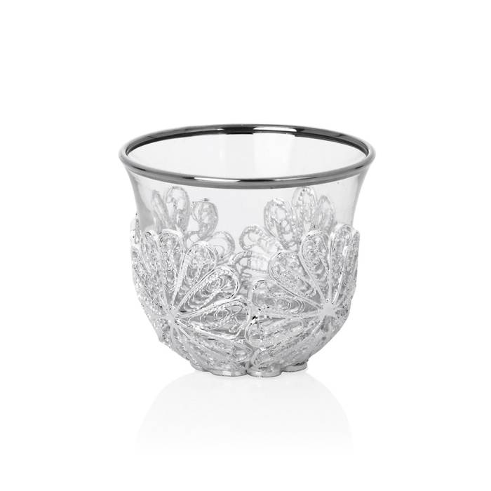 Decorium Ars 3150 6 Prc Tlkr Elegance Mırra Glass Silver