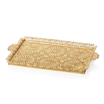 Decorium - Decorium Ars 3190 Tlkr Elegance Middle Tray Gold