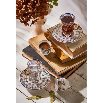Decorium Ars 4679 18 Prc Tea With Handle Tk Nazif - Thumbnail