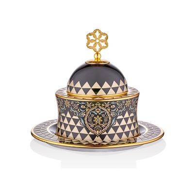 Decorium - Decorium Ars 652 Abc Dome Turkish Delight Holder Asaf