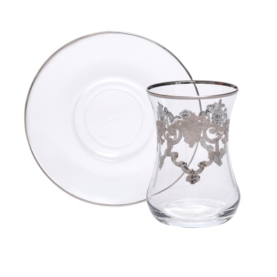 Decorium Çay Takımı 12 Prc Palas Platin M00719 - Decorium