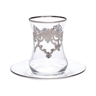Decorium Tea Set 12 Prc Palace Platinum M00719 - Thumbnail