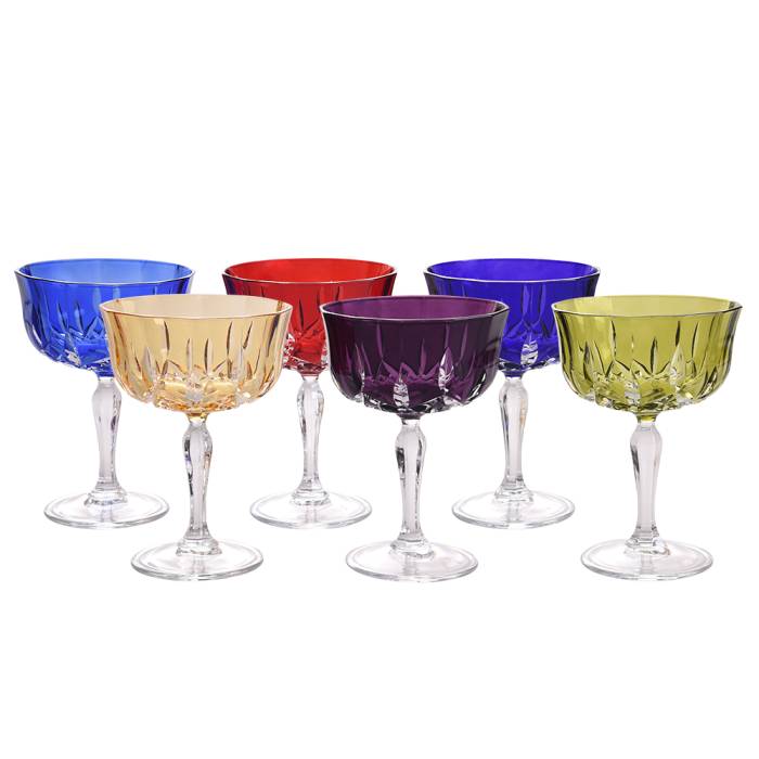 Decorium Ice Cream 6 Piece Cr?stall?ne 6 Colour M03607 - 1