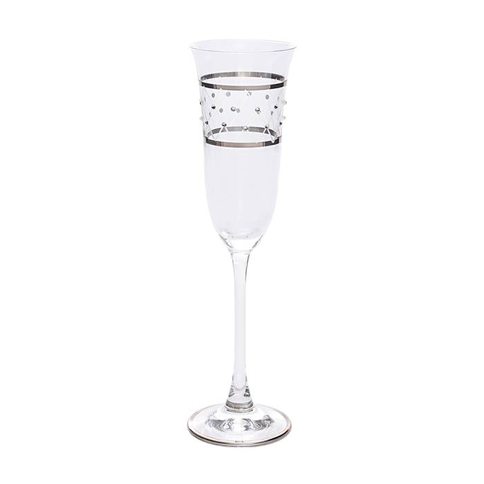 Decorium Flut Şampanya Kadehi 6 Prc Pera Platin M00545