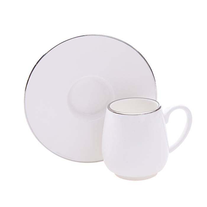 Decorium Kahve Fincan Takımı 12 Prc Platin Defolu