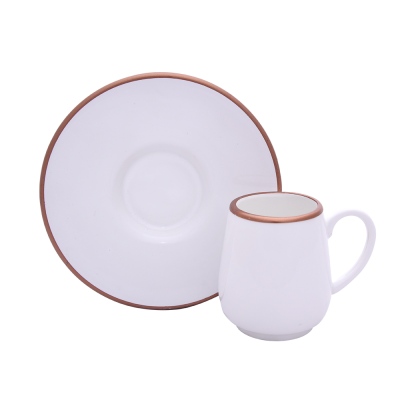 Decorium - Decorium Coffee Cup Set 12 Prc Rose Gold