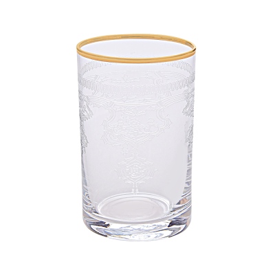 Decorium - Decorium Coffee Water Glass Short 6 Prc Harmony Gold M00360
