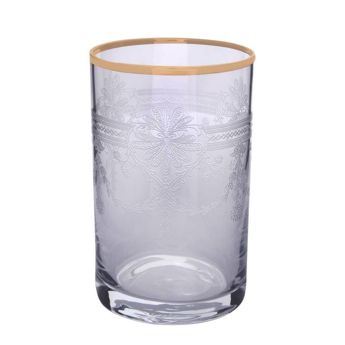 Decorium Kahve Yanı Su Bardağı 6'lı Tumbler Elit 01 Altın