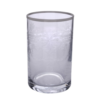 Decorium - Decorium Kahve Yanı Su Bardağı 6'lı Tumbler Elit 02 Platin