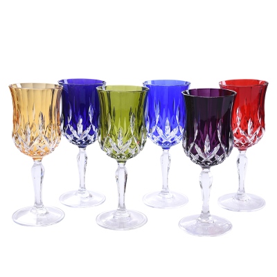 Decorium - Decorium Red Wine Glass 6 Prc Cr?stall?ne M03605