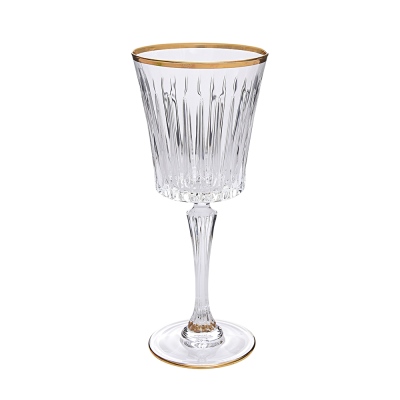 Decorium - Decorium Red Wine Glass 6 Prc Timeless Gold M03500