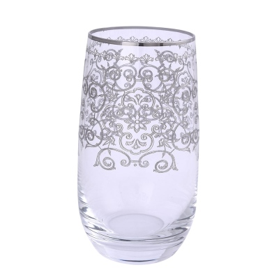 Decorium - Decorium Soft Drink Glass 6 pcs Patrice Platinum 02 ARS 614