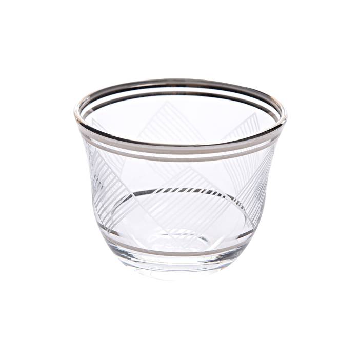 Decorium Mırra Bardağı 6 Prc Karo Platın M00409