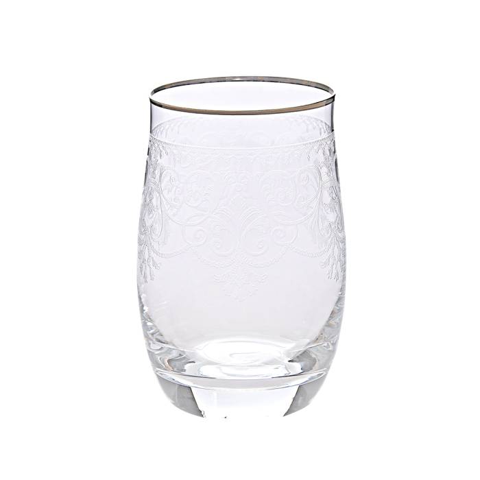Decorium Su Bardağı 6 Prc Morano Platin M01125