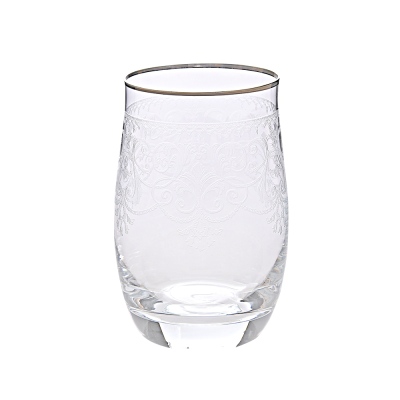 Decorium - Decorium Water Glass 6 Prc Morano Platinum M01125