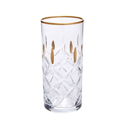 Decorium Su Bardağı Gold Kesme GD09 - Decorium