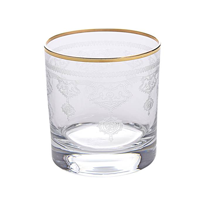 Decorium Whisky Glass 6 Prc Harmony Gold M00624-KS