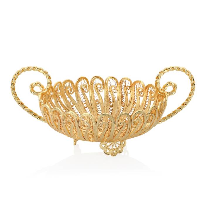 Decorium Zerafet Altın Gondol Şekerlik Ars 3143 - 1