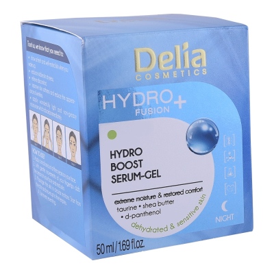 Delia - Delia Hydro Bosst Serum Gel Night Cream 50ml