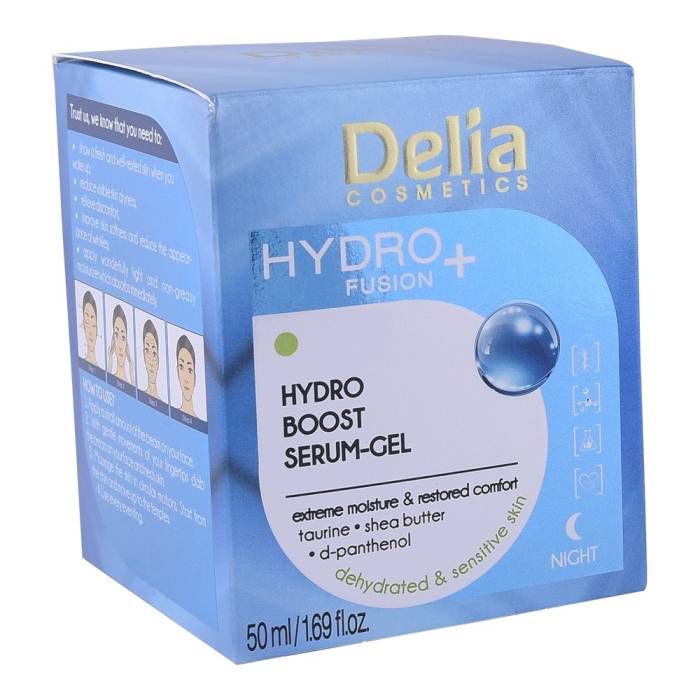 Delia Hydro Bosst Serum Gel Night Cream 50ml
