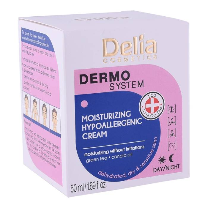 Delia Moisturizing Hypoallergenic Cream 50ml