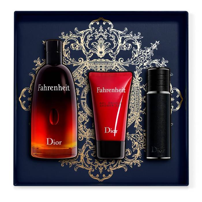 Dior Homme Fahrenheit Edt 100 Ml + Shower Gel 50 Ml + Edt 10 Ml