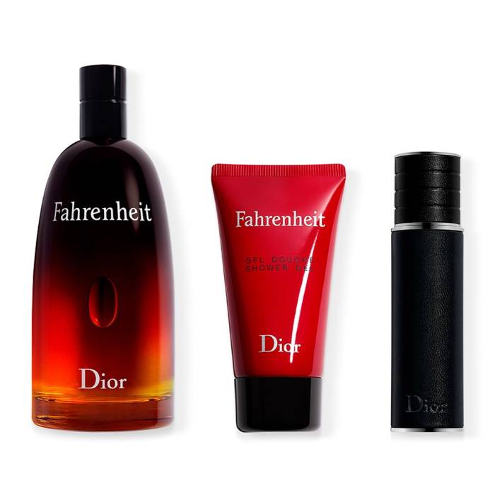 Dior Homme Fahrenheit Edt 100 Ml + Shower Gel 50 Ml + Edt 10 Ml