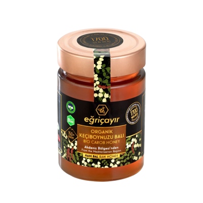Eğriçayır Organic Carob Flower Honey 450 Gr - Thumbnail