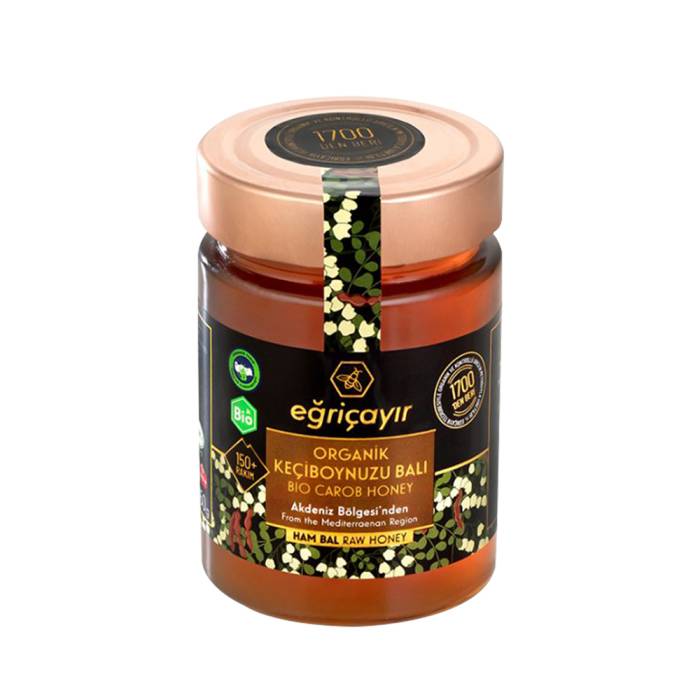 Eğriçayır Organic Carob Flower Honey 450 Gr