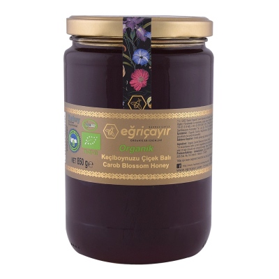 Eğriçayır - Eğriçayır Organic Carob Flower Honey 850 Gr