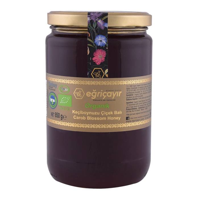 Eğriçayır Organic Carob Flower Honey 850 Gr