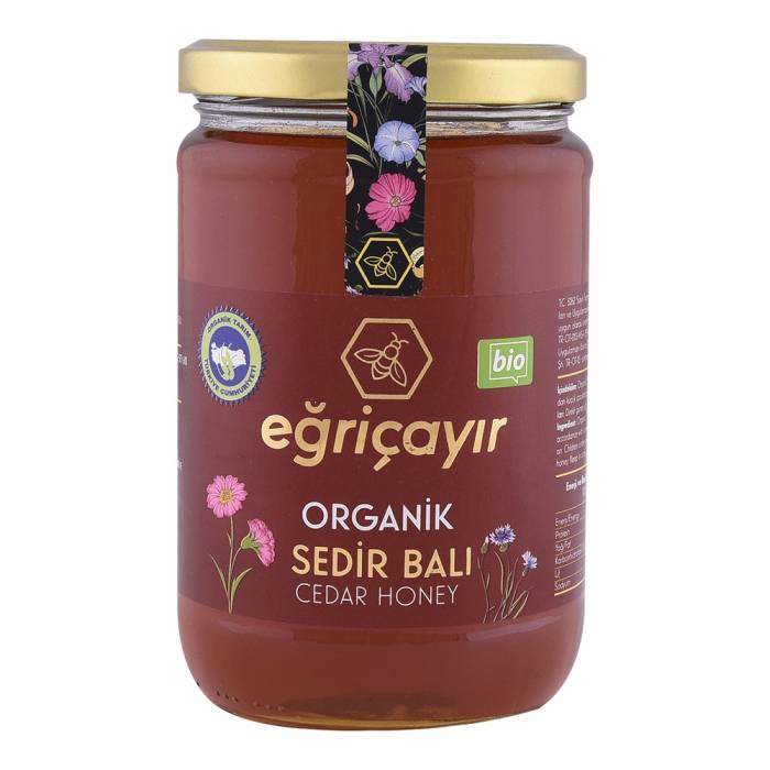 Eğriçayır Organic Cedar Honey 850 Gr