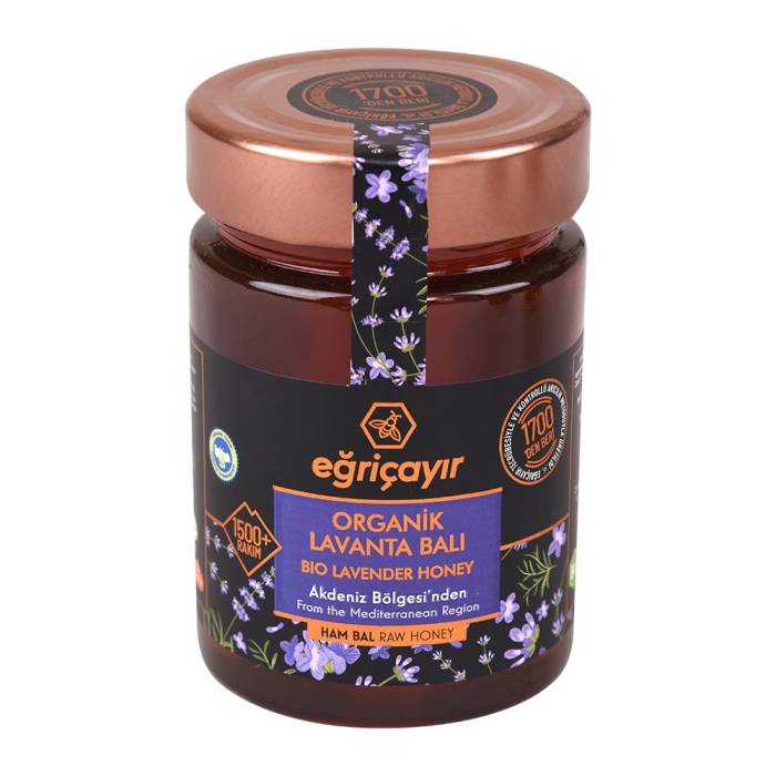 Eğriçayır Organic Lavender Honey 450 Gr