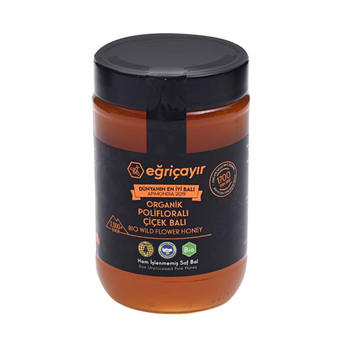 Eğriçayır Organic Flower Honey with Polyflora 850 Gr