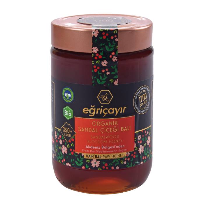 Eğriçayır Organic Sandal Blossom Honey 850 gr