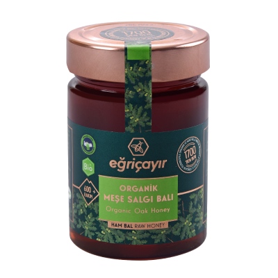 Eğriçayır - Eğriçayır Organik Meşe Balı 450 gr