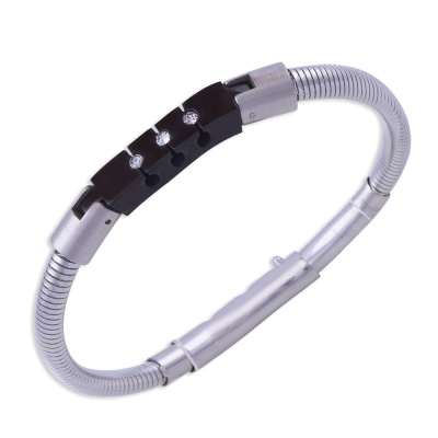 nusnus - Men's Steel Cuff Bracelet CB 5004 NS-06221